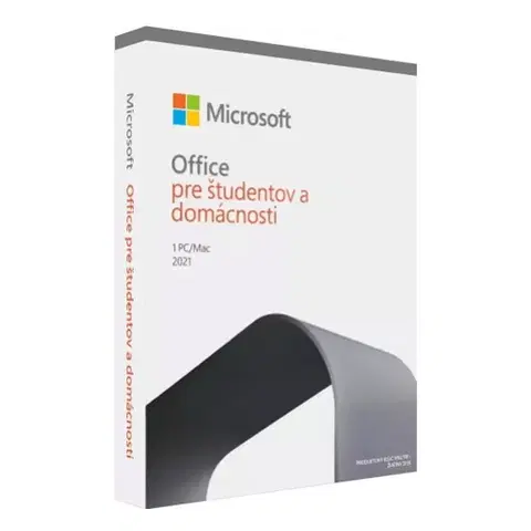 Samolepky na notebooky Microsoft Office 2021 pre študentov a domácnosti - 1 PC/Mac