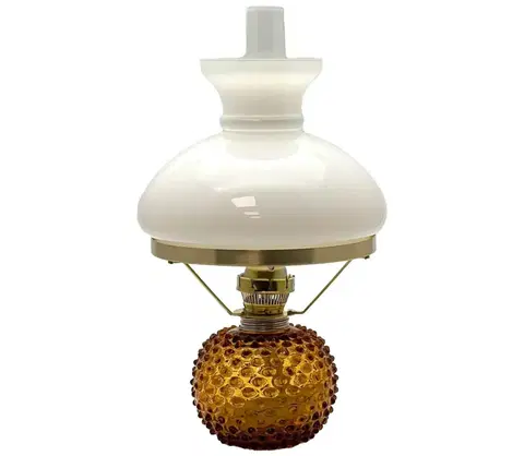 Lampy Floriánova huť Petrolejová lampa EMA 38 cm amber 