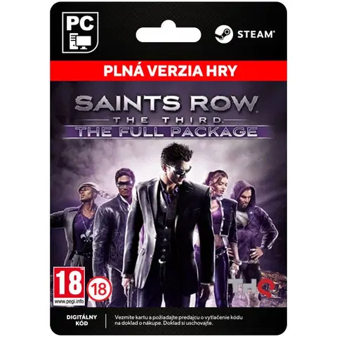 Hry na PC Saints Row: The Third (The Full Package) [Steam]