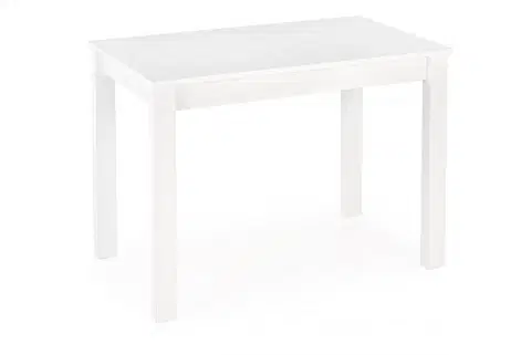 Jedálenské stoly Rozkladací jedálenský stôl GINO Halmar Biela
