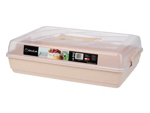 Dózy na potraviny NABBI Biscotti prenosný box na potraviny ružová