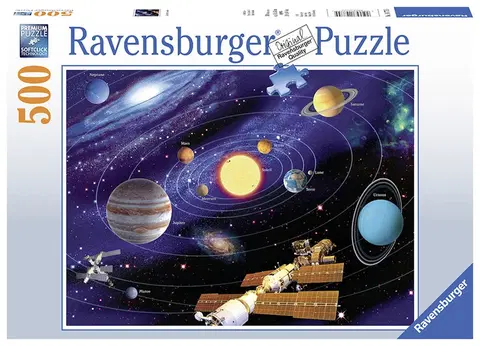Hračky puzzle RAVENSBURGER - Planetárna sústava 500 dielikov