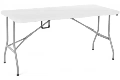 Záhradné stoly Záhradný cateringový stôl skladací 152x71x74 cm