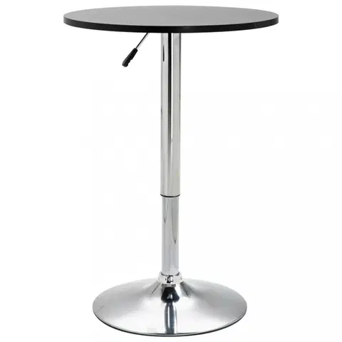 Barové stoličky Barový stôl Ø 60 cm Dekorhome Čierna
