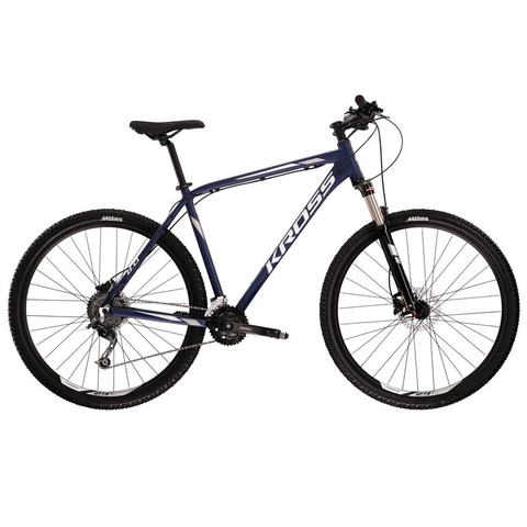 Bicykle Horský bicykel Kross Hexagon 8.0 29" - model 2022 tmavo modro/biela/šedá - M (19", 180-188 cm)