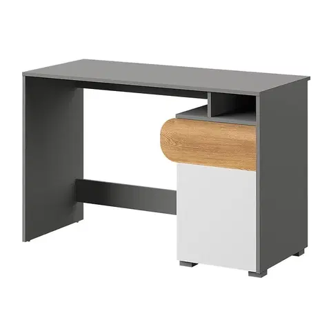 Moderné kancelárske stoly Stôl Carini Ca8 White/light Graphite