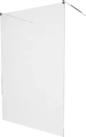 Sprchové dvere MEXEN/S - KIOTO samostatne stojaca sprchová zástena 130 x 200 cm, transparent 8 mm, chróm 800-130-002-01-00