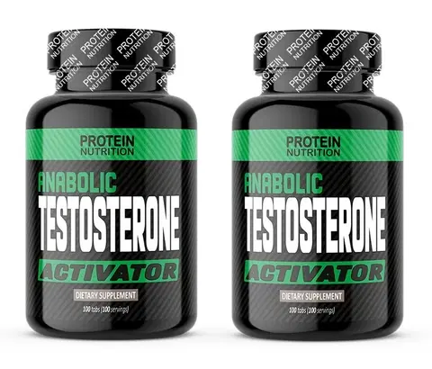 Anabolizéry a NO doplnky 1+1 Zadarmo: Anabolic Testosterone Activator - Protein Nutrition 100 tbl. + 100 tbl. 