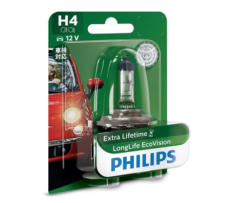 Žiarovky Philips Autožiarovka Philips ECO VISION 12342LLECOB1 H4 P43t-38/55W/12V 3100K 