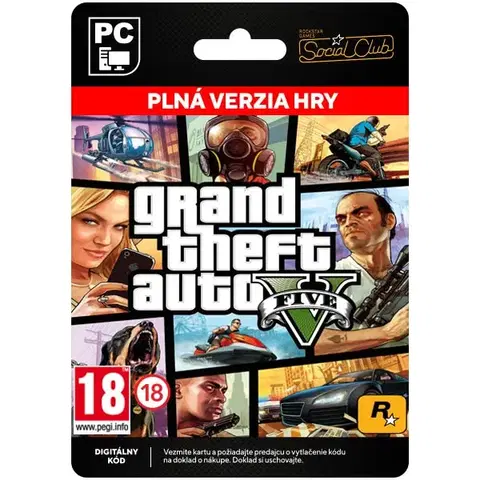 Hry na PC Grand Theft Auto 5 [Social Club]