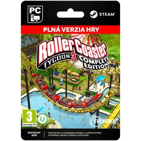 Hry na PC Rollecoaster Tycoon 3 (Complete Edition) [Steam]