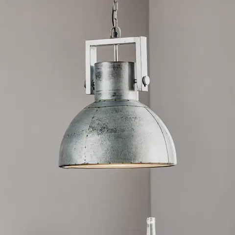 Závesné svietidlá JUST LIGHT. Priemyselná závesná lampa Gabriel, Ø 40 cm
