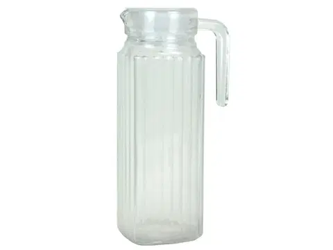 Dekoratívne vázy MAKRO - Džbán sklo úzky 1l / 24x8cm