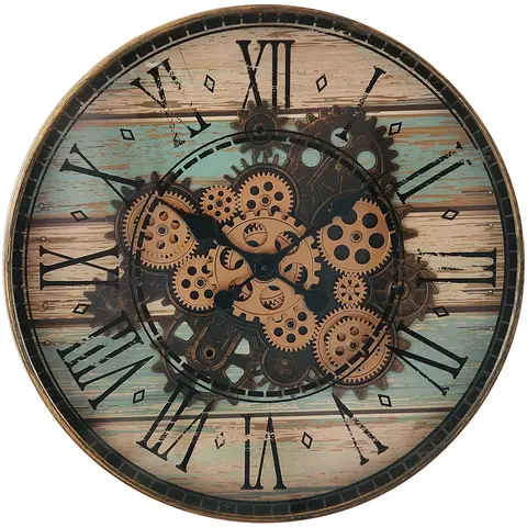 Hodiny Okrúhle nástenné hodiny, MPM Vintage Tech, 4327.52