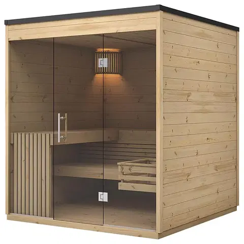 Sauny Vonkajšia sauna s presklením