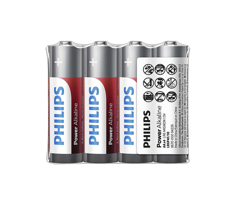 Predlžovacie káble Philips Philips LR6P4F/10 - 4 ks Alkalická batéria AA POWER ALKALINE 1,5V 