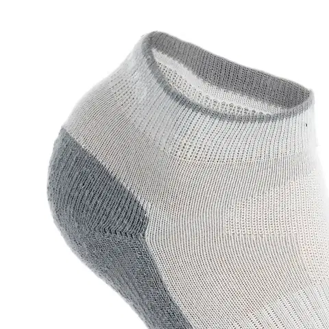 ponožky Detské turistické ponožky NH100 2 páry sivé