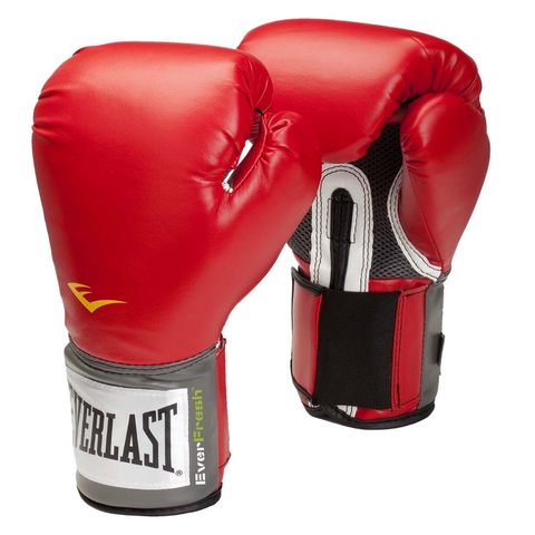 Boxerské rukavice Boxerské rukavice Everlast Pro Style 2100 červená - M (12oz)