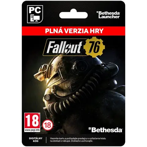 Hry na PC Fallout 76 [Bethesda Launcher]