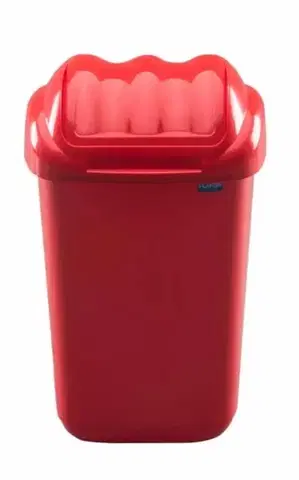 Odpadkové koše Kinekus Kôš na odpad preklápací 15 l, plastový, FALA, červený