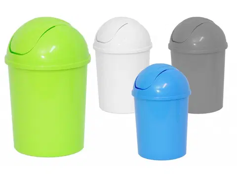 Odpadkové koše HEIDRUN - Kôš na WC 5l rôzne farby