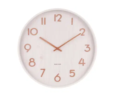 Hodiny Dizajnové nástenné hodiny 5810WH Karlsson 60cm