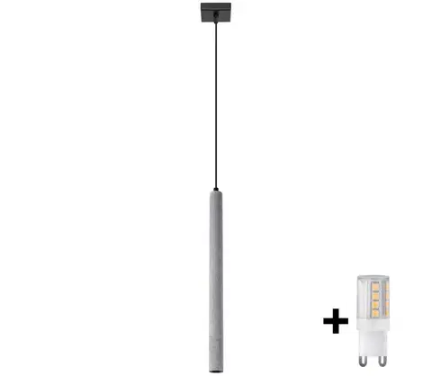 Svietidlá Brilagi Brilagi - LED Luster na lanku DRIFA 1xG9/4W/230V betón 