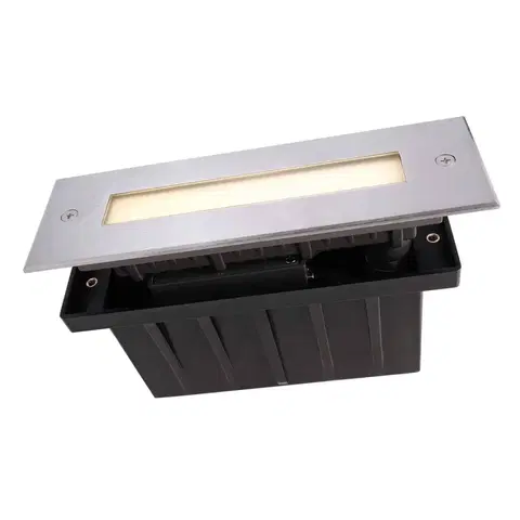 Nájazdové svietidlá Deko-Light Zapustené podlahové LED svetlo Line, dĺžka 18,3 cm