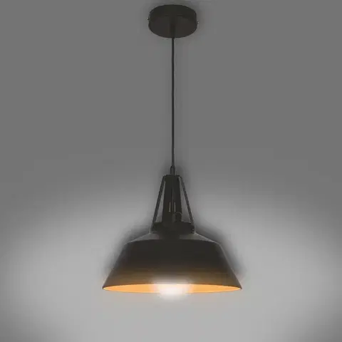 Moderné lampy do obývačky Luster P18257-D30 Black LW1