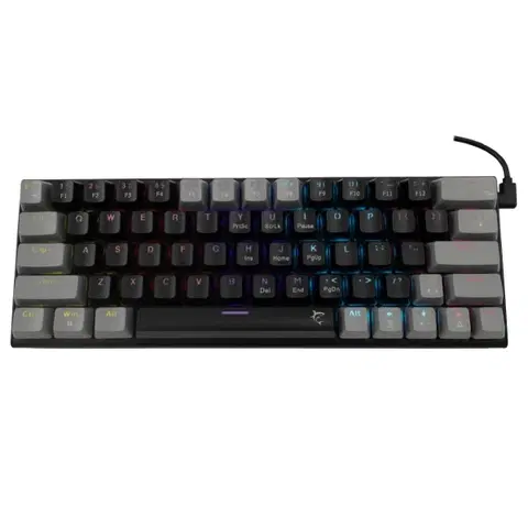 Klávesnice Mechanická herná klávesnica White Shark WAKIZASHI, modrý switch, US, čiernasivá WAKIZASHI-US-B-G-BLU
