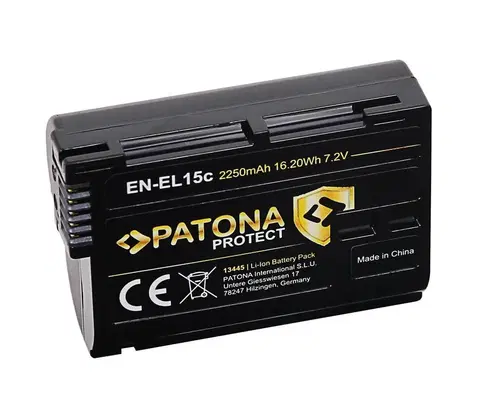Predlžovacie káble PATONA PATONA - Aku Nikon EN-EL15C 2250mAh Li-Ion Protect 