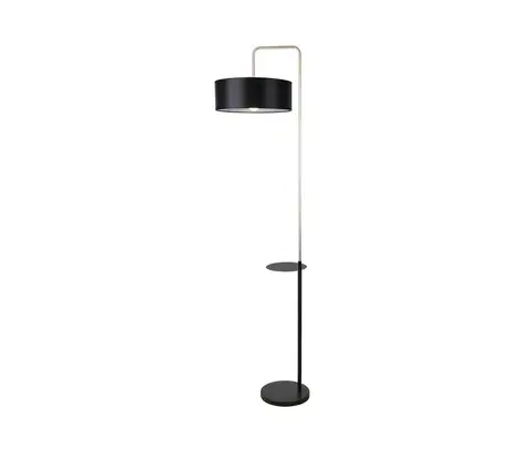 Lampy  Stojacia lampa IMPACT 1xE27/40W/230V čierna/zlatá 