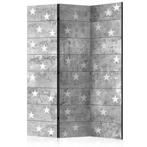 Paravány Paraván Stars on Concrete Dekorhome 135x172 cm (3-dielny)