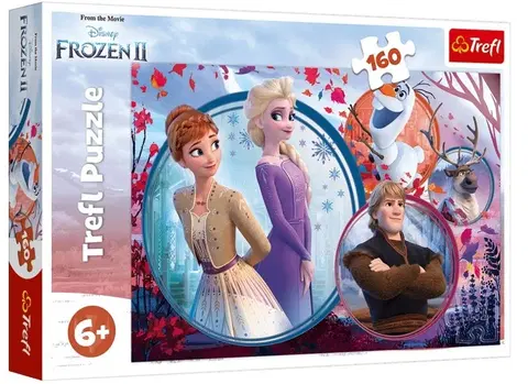 Hračky puzzle TREFL - Puzzle 160 Disney Frozen 2