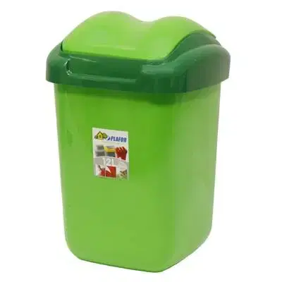 Odpadkové koše Kinekus Kôš na odpad preklápací 15 l, plastový, FALA, zelený