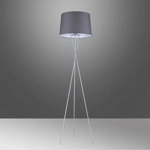 Stojace lampy do obývačky Luster Remi Gray K-4373 LP1