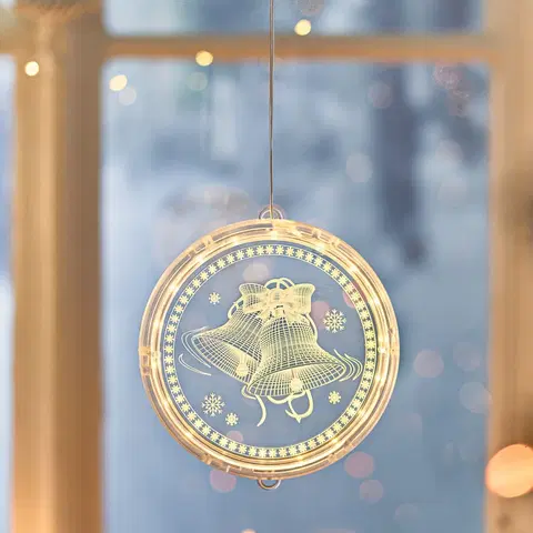 Drobné dekorácie a doplnky LED závesná dekorácia "Zvony"
