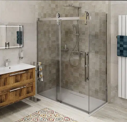 Sprchové dvere GELCO - VOLCANO obdĺžniková sprchová zástena 1600x1000mm L/P varianta GV1016GV3010