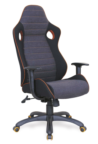 Kancelárske stoličky HALMAR Ranger kancelárske kreslo s podrúčkami sivá / oranžová