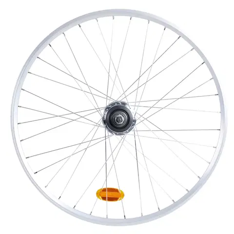 bicykle Zadné koleso mestského bicykla, dvojstenný ráfik, nexus 7 Elops 540 strieborné