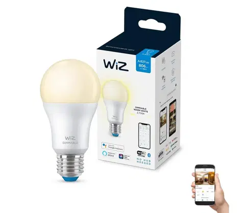 LED osvetlenie WiZ LED Stmievateľná žiarovka A60 E27/8W/230V 2700K CRI 90 Wi-Fi - WiZ 