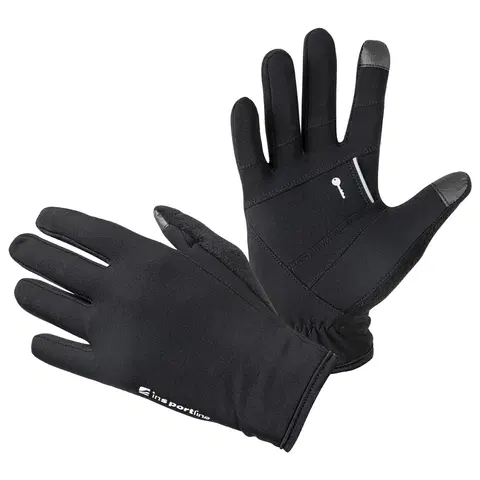 Zimné rukavice Bežecké rukavice inSPORTline Vilvidero čierna - L
