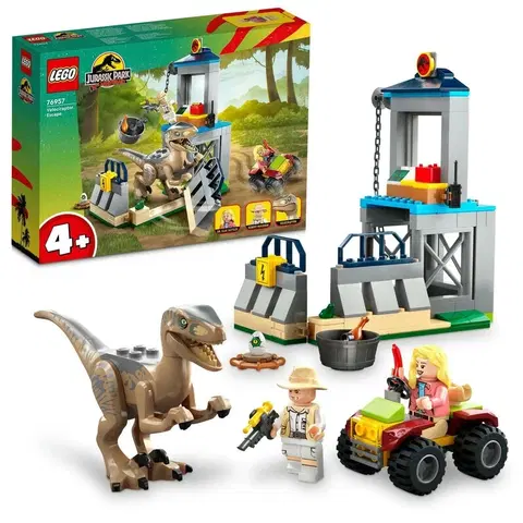 Hračky LEGO Jurassic World LEGO - Jurassic World 76957 Útek velociraptora
