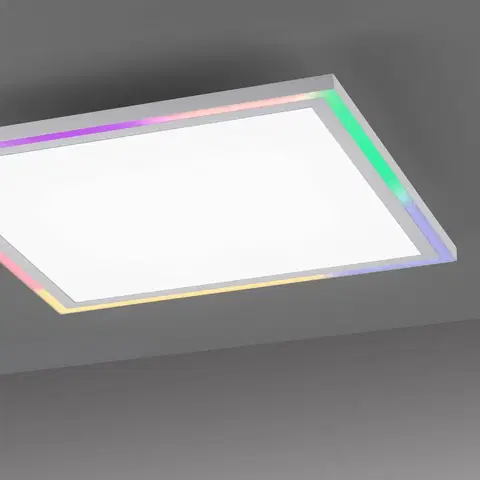 Stropné svietidlá JUST LIGHT. LED stropné svietidlo Lemovanie, CCT + RGB, 40x40cm