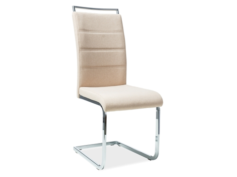 Jedálenské stoličky Signal Stolička H441 chróm / béžová čalúnenie 98