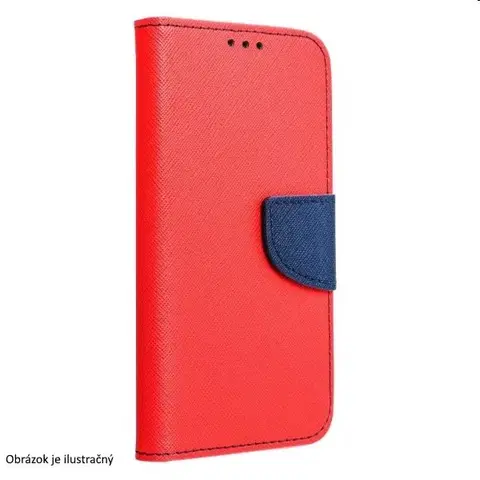 Puzdrá na mobilné telefóny Knižkové puzdro FANCY Book pre Xiaomi 12/12X, červená/modrá TEL152047