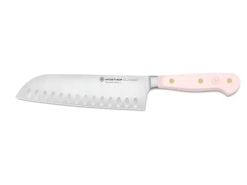 Santoku nože (japonské), Nakiri WÜSTHOF Nôž santoku Wüsthof CLASSIC Colour - Pink Himalayan, 17 cm 