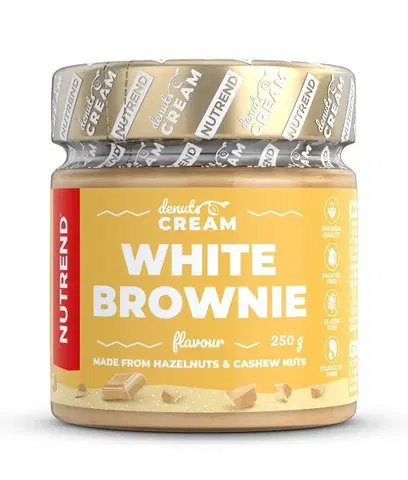 Arašidové a iné maslá Denuts Cream - Nutrend 250 g White Brownie