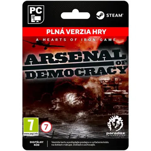 Hry na PC Arsenal of Democracy: A Hearts of Iron Game [Steam]