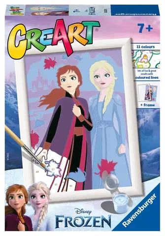 Kreatívne a výtvarné hračky RAVENSBURGER - CreArt Disney: Ľadové kráľovstvo: Sestry navždy